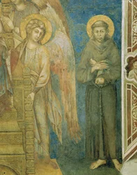 Saint François avec un ange (détail)